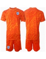 England Keeper Hjemmedraktsett Barn EM 2024 Korte ermer (+ bukser)